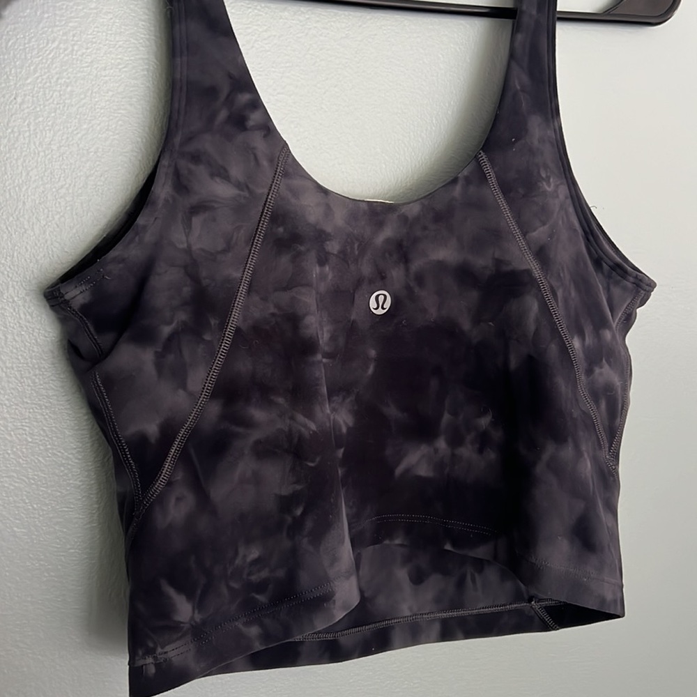 Lululemon Diamond Grey Graphite Dye Align Tank